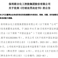 曾花近8億買(mǎi)下儲(chǔ)量超億噸大礦的央企因虛增利潤(rùn)被罰955萬(wàn)！